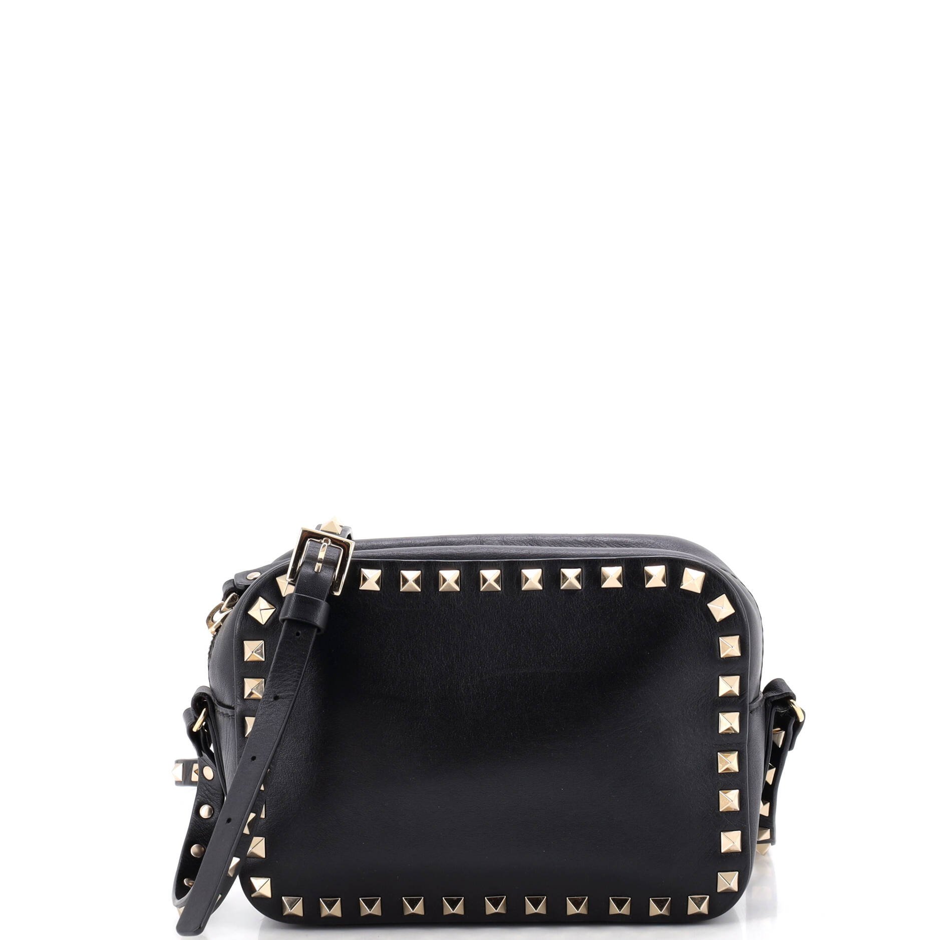 Rockstud Camera Crossbody Bag Leather