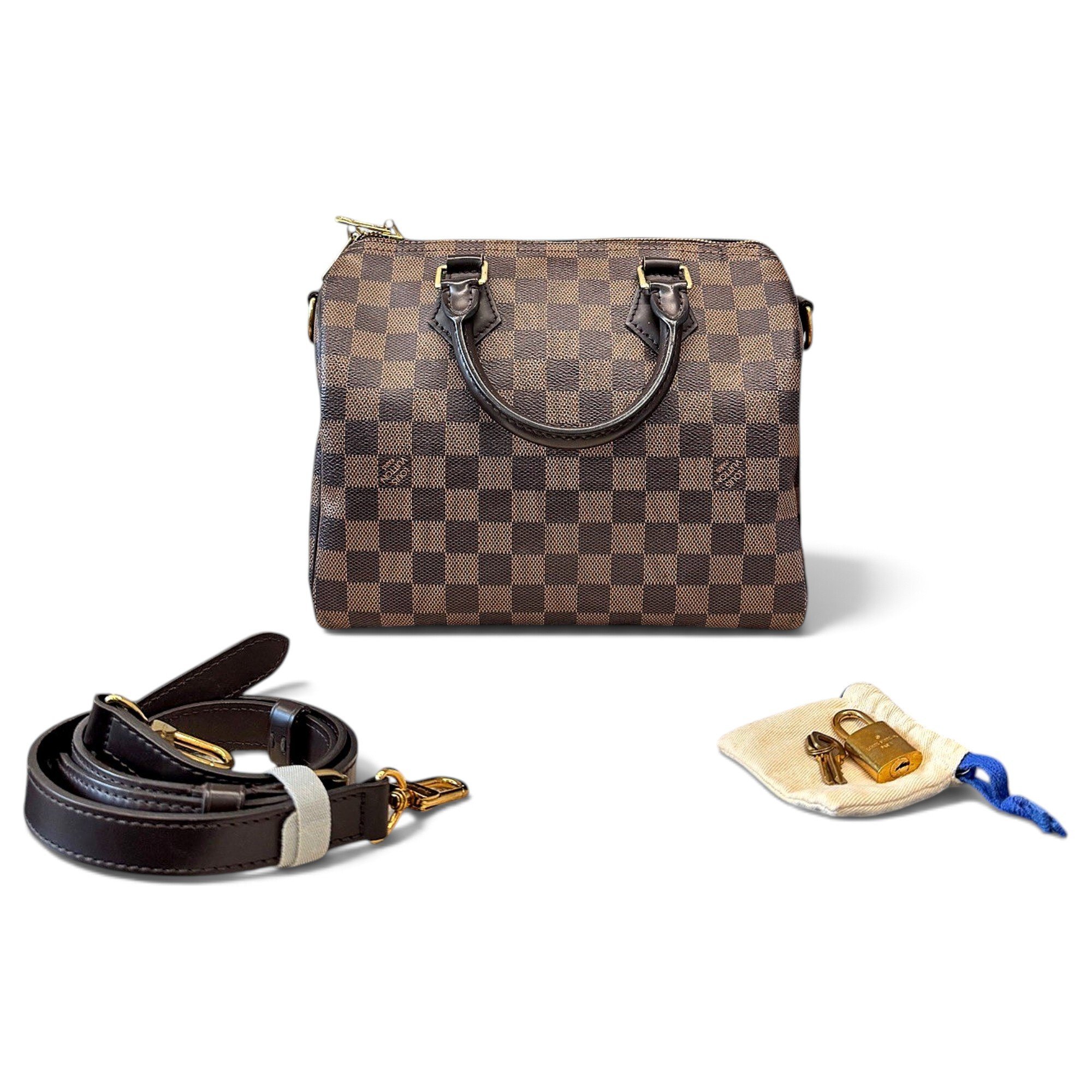 Speedy leather handbag