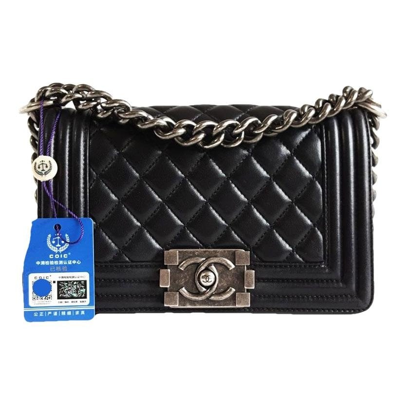 Boy leather handbag