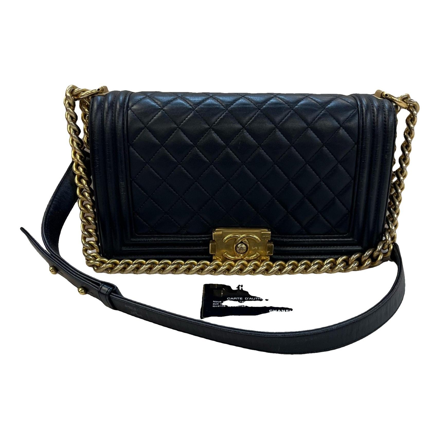 Boy leather crossbody bag