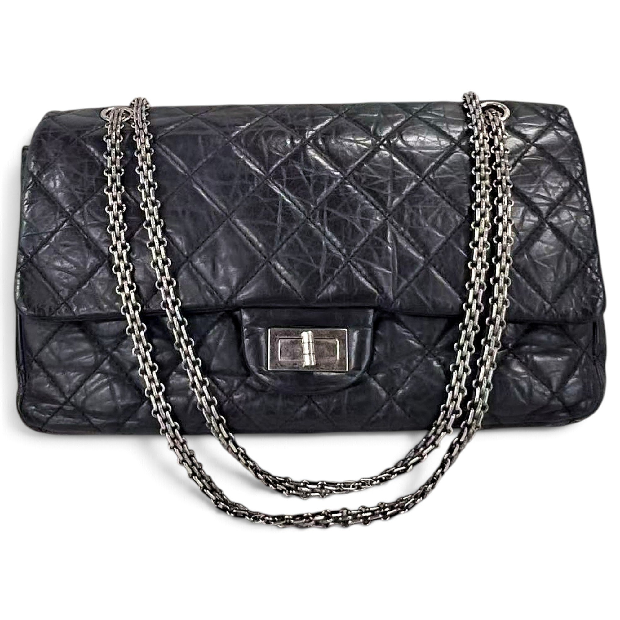 2.55 leather handbag