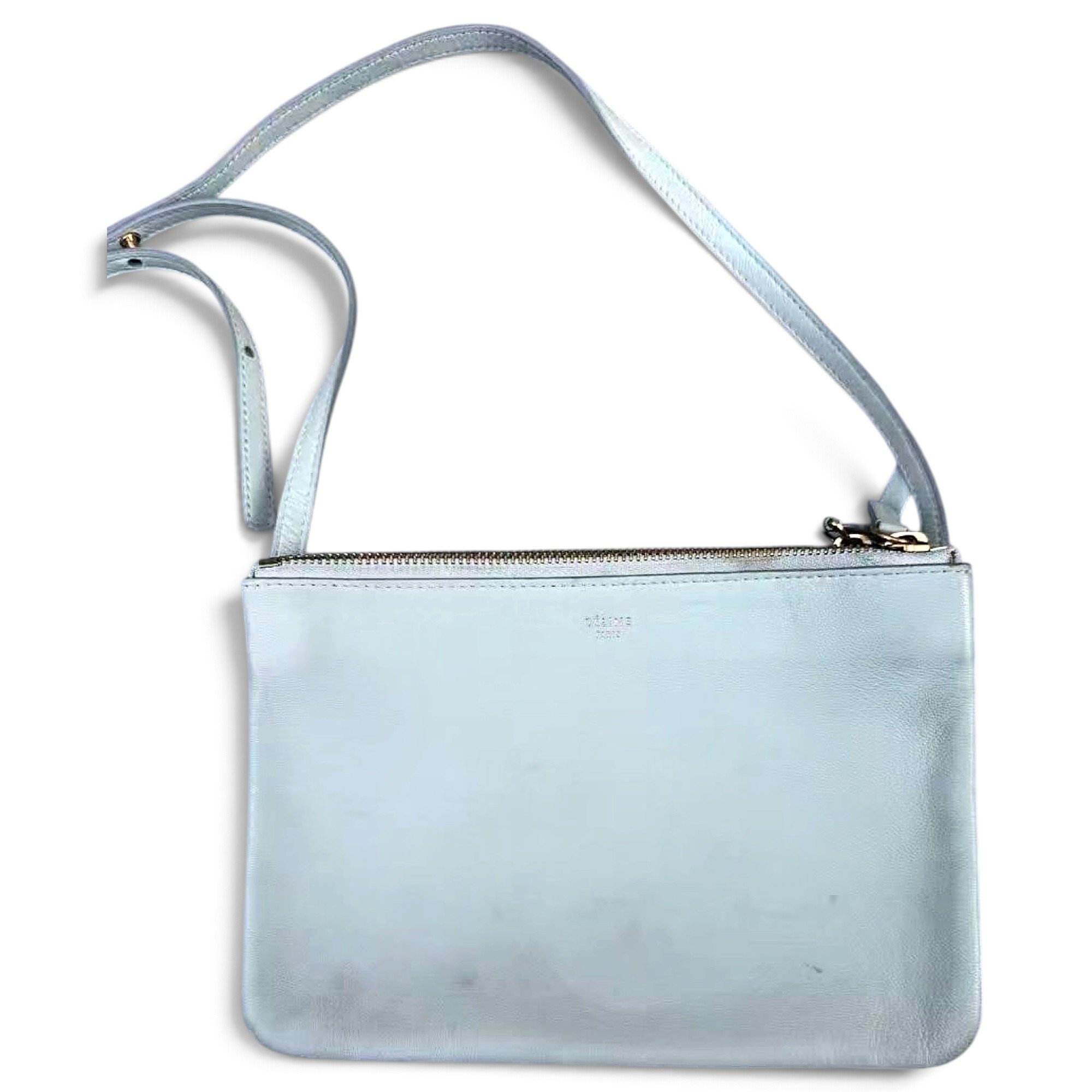 Trio leather crossbody bag