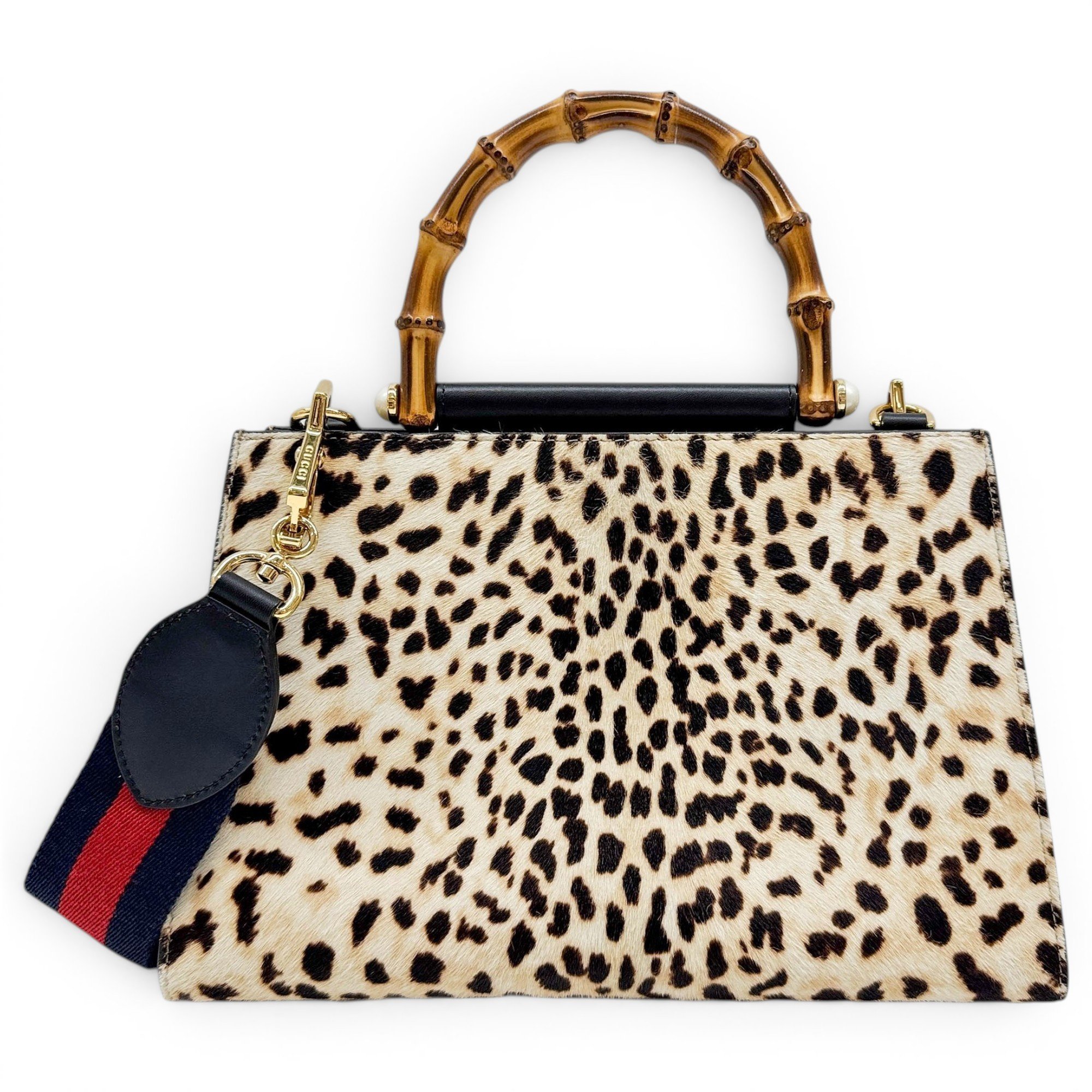 Nymphaea pony-style calfskin handbag