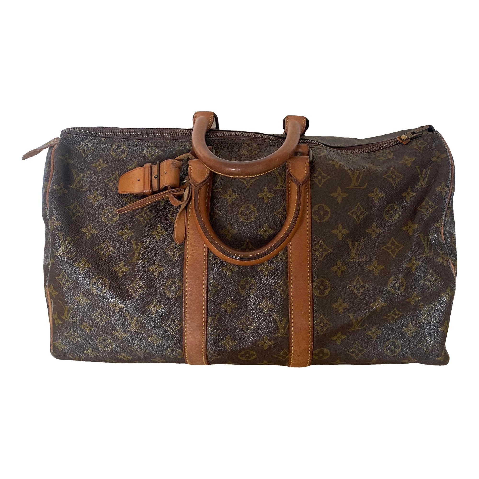 Keepall leather 48h bag
