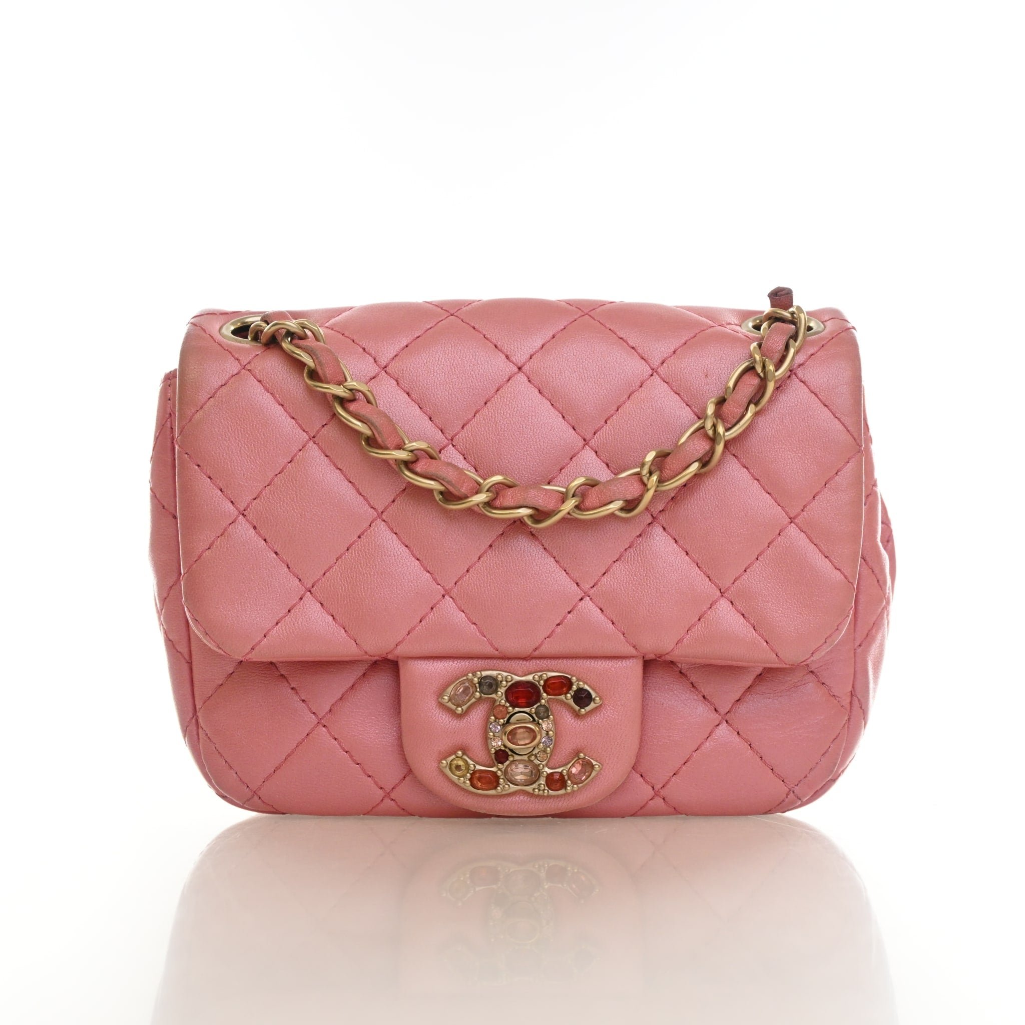 Chanel Mini Calfskin Precious Jewels Flap Bag