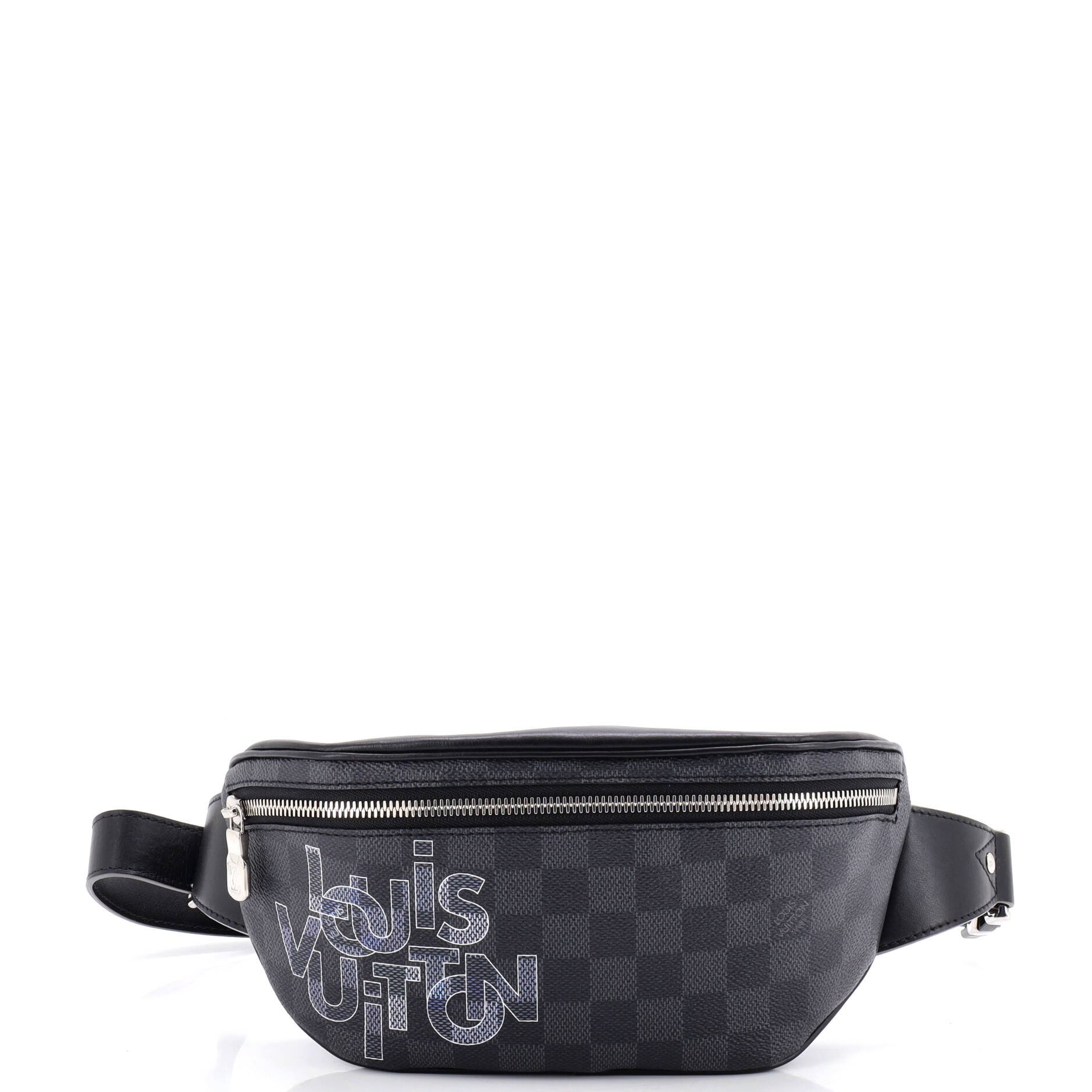 Campus Bumbag Limited Edition Interlinked Logo Damier Graphite