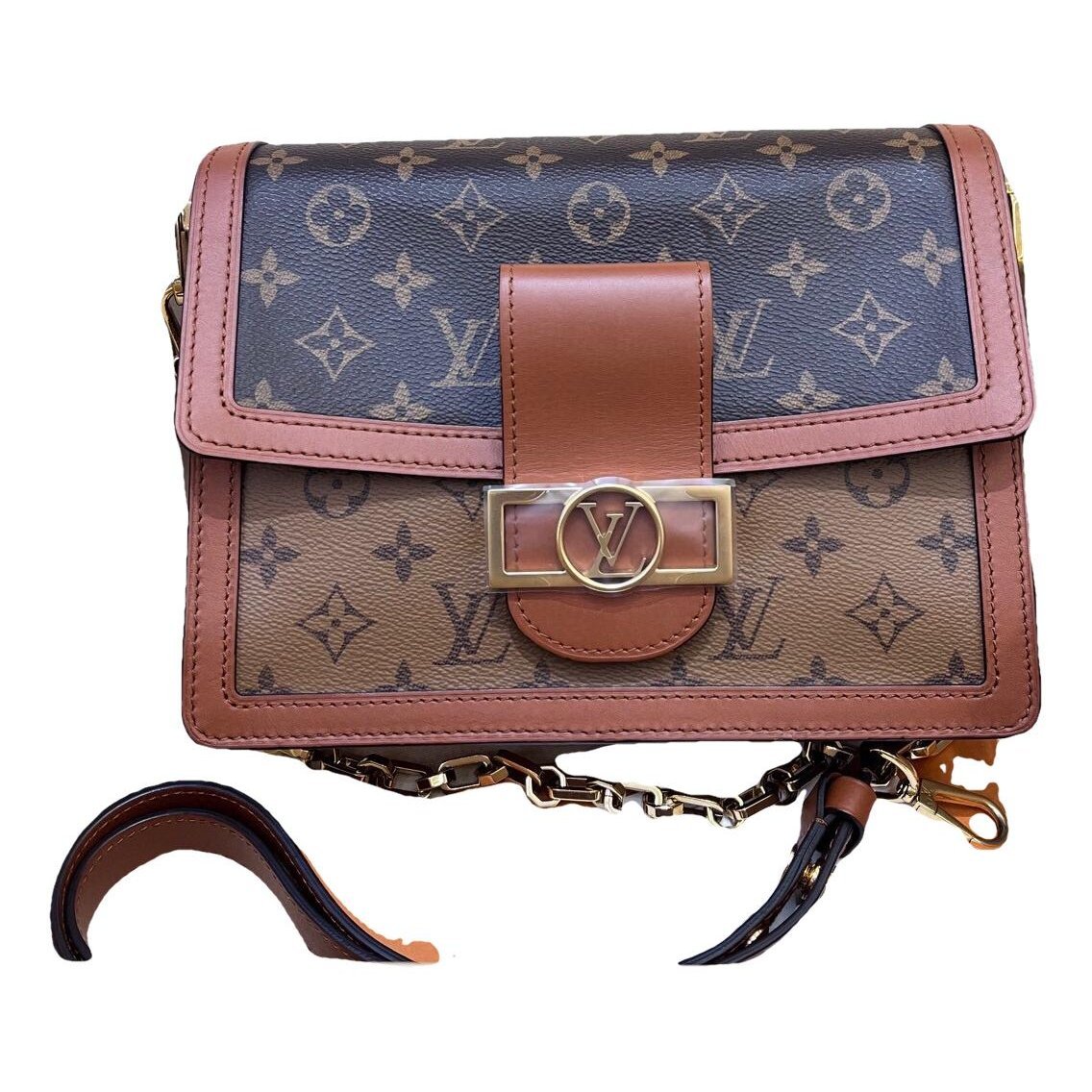 Dauphine leather handbag