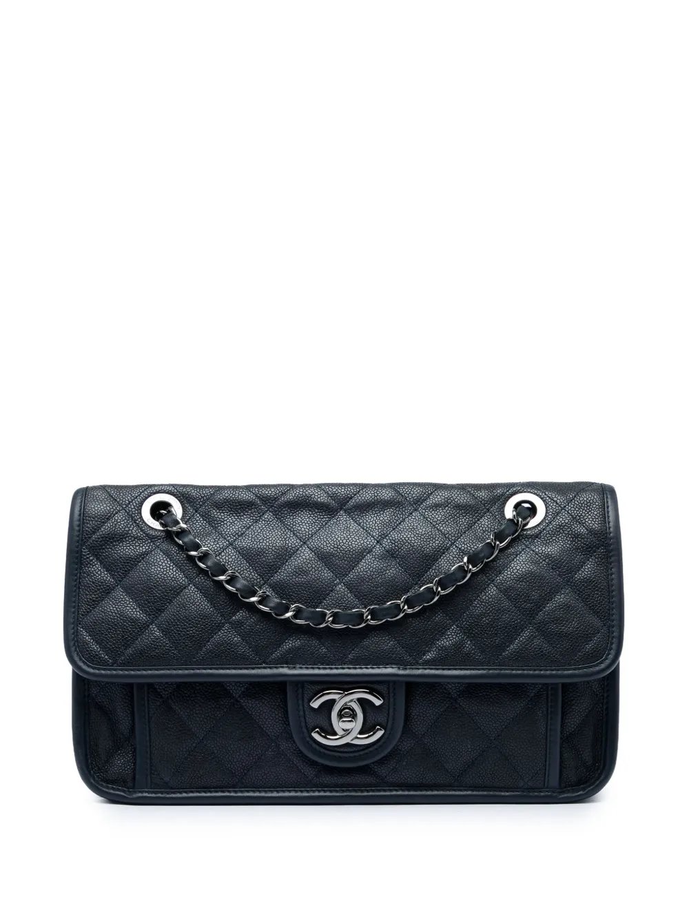 2014-2015 Medium Quilted Caviar French Riviera Flap shoulder bag
