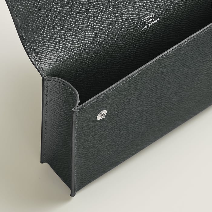 Vert Mangrove Hermèsnap Wallet
