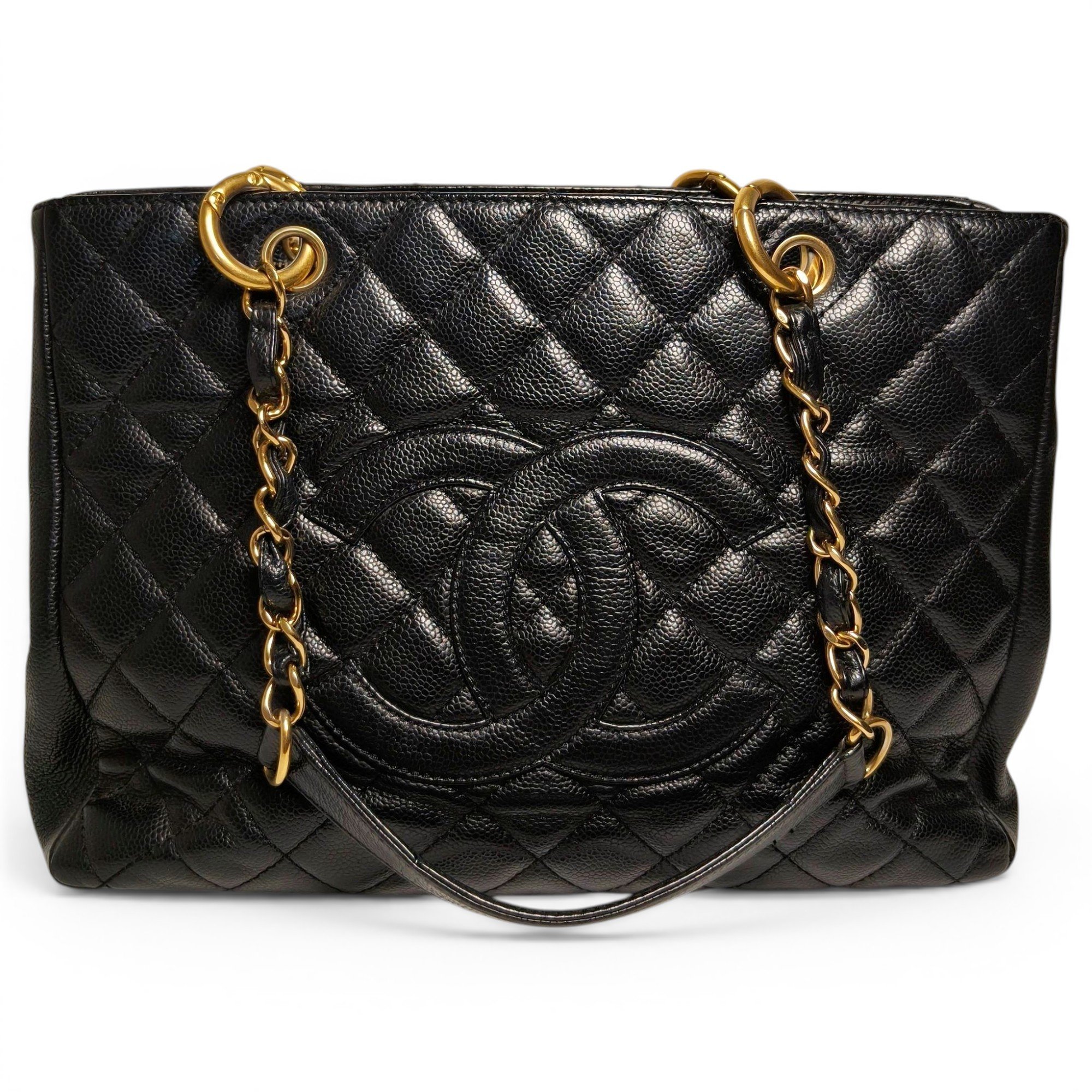 Grand shopping leather tote