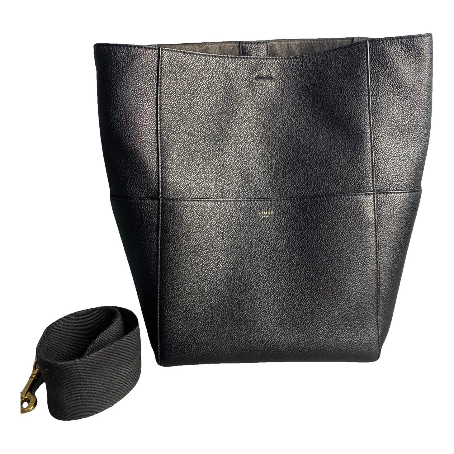 Seau Sangle leather tote