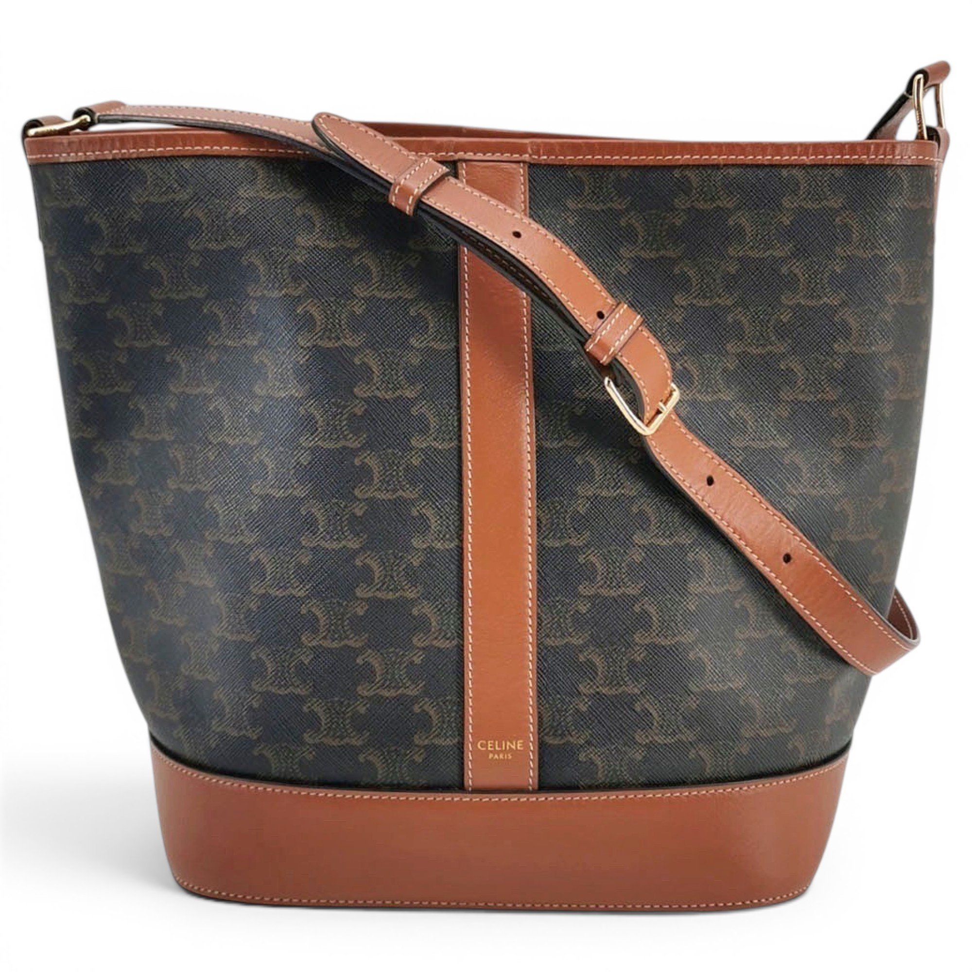 SAC SEAU leather handbag
