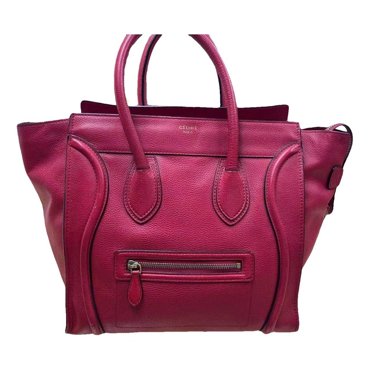 Luggage leather handbag