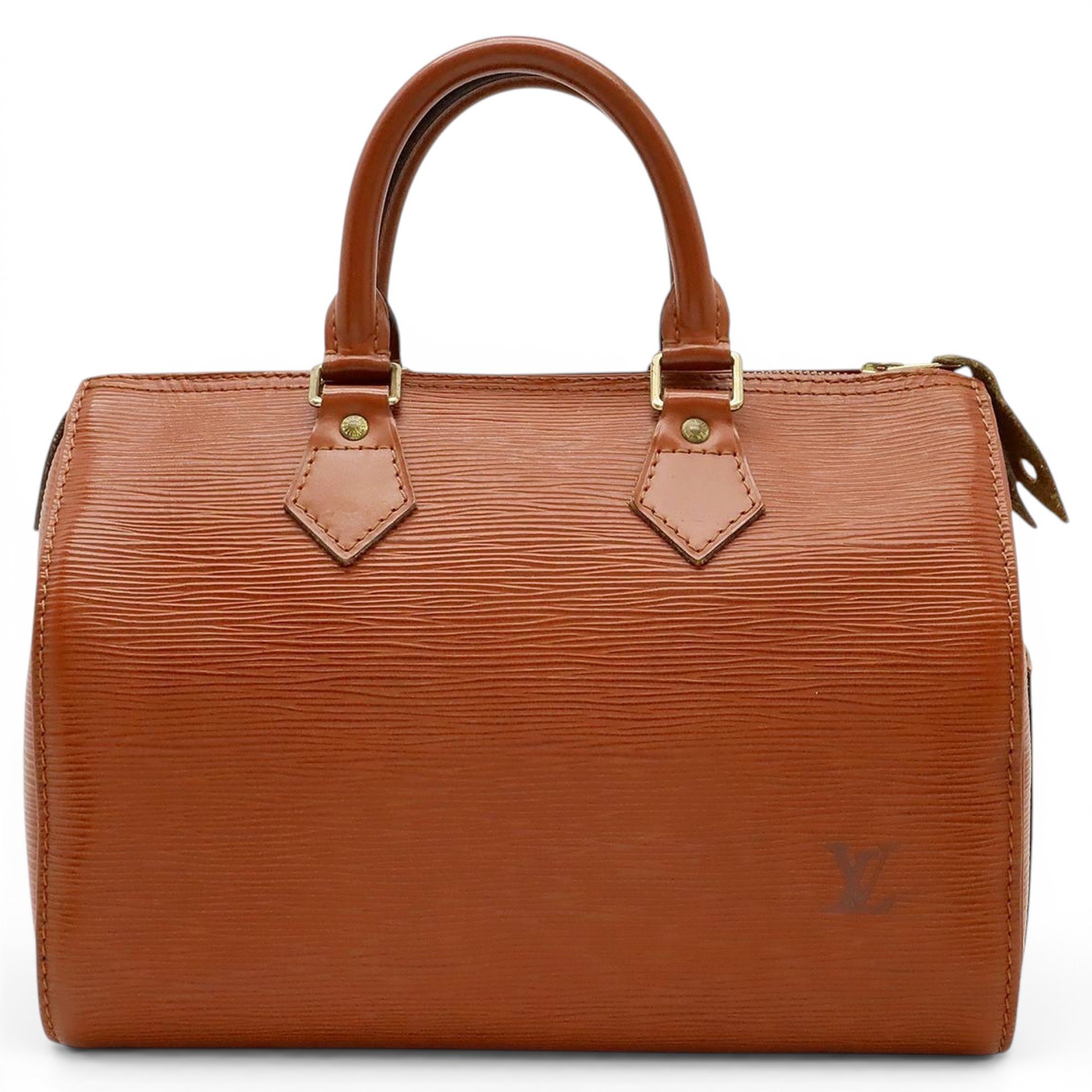Speedy leather handbag