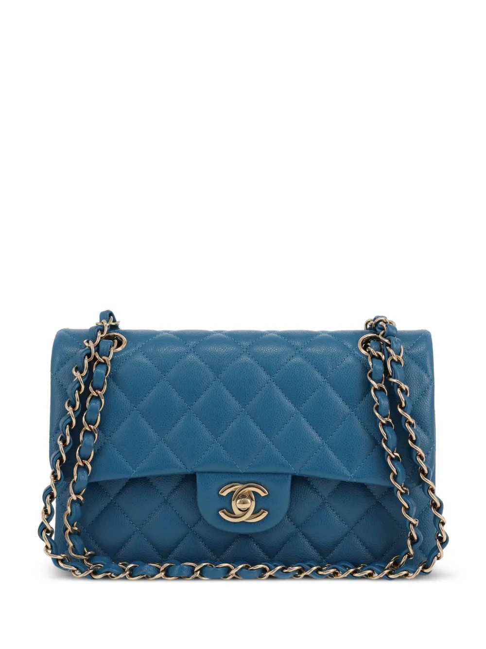 Timeless Petit quilted grained shoulder bag