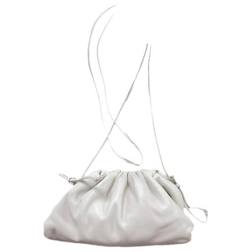 Pouch leather crossbody bag