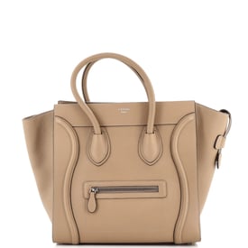 Celine Luggage Bag Grainy Leather Mini