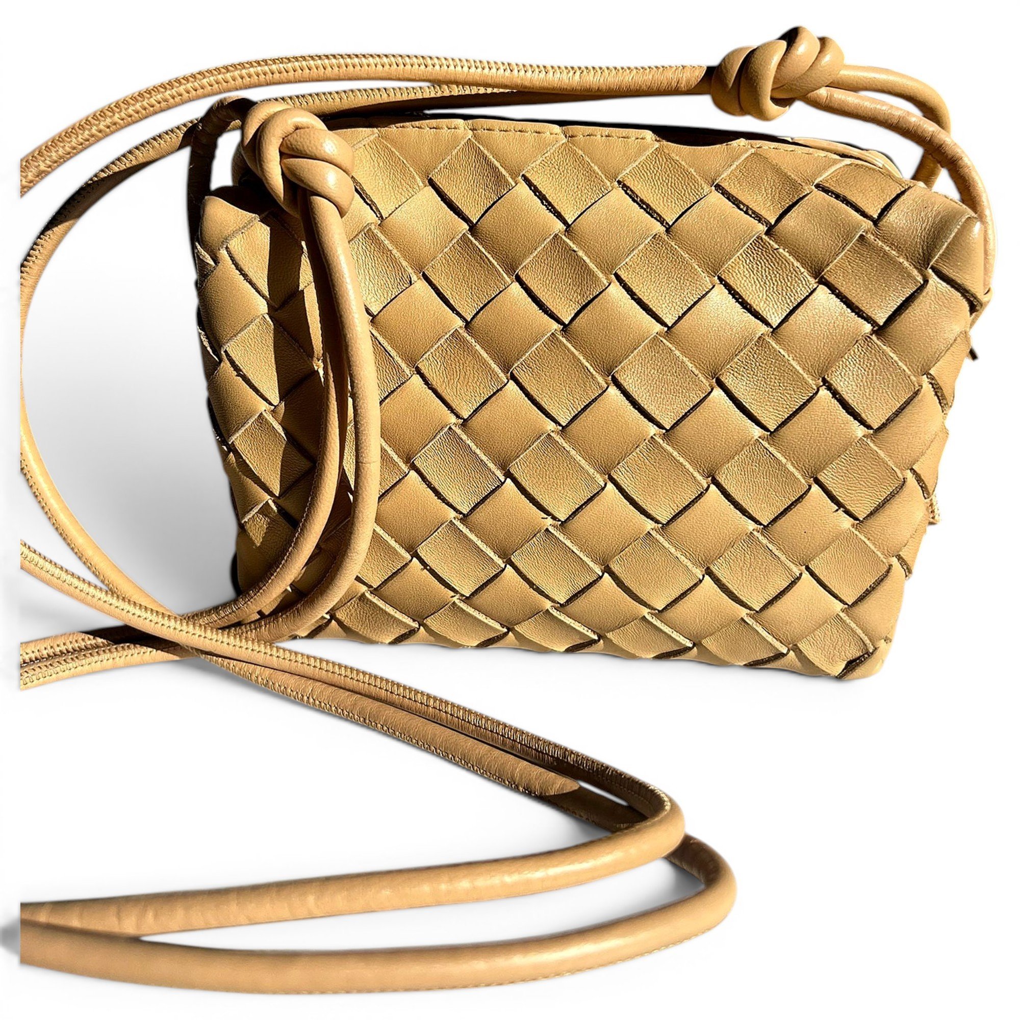 Loop leather mini bag