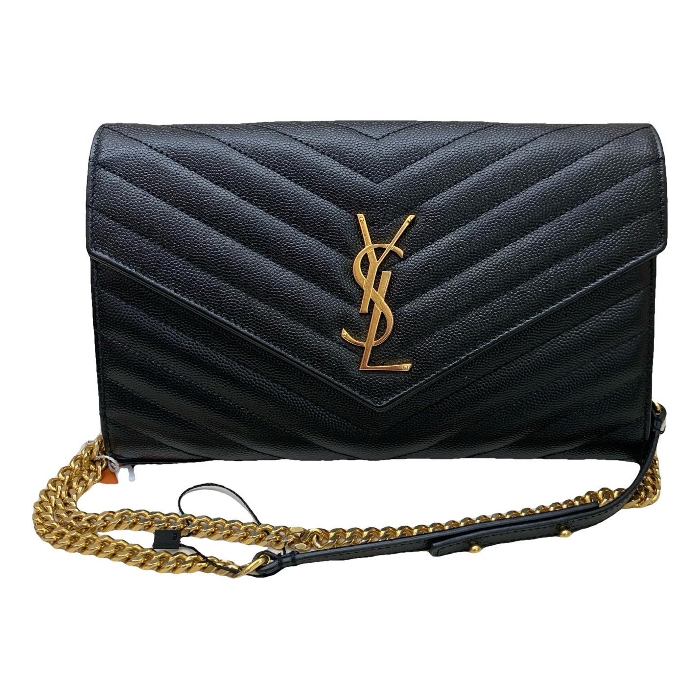 Portefeuille enveloppe leather crossbody bag