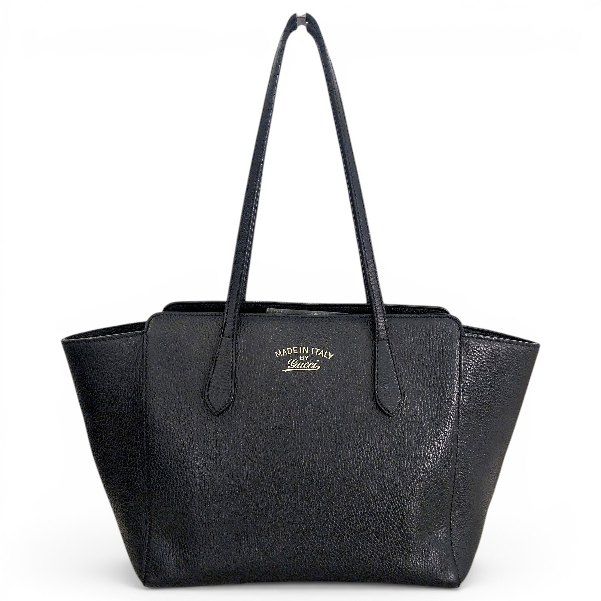 Swing leather handbag