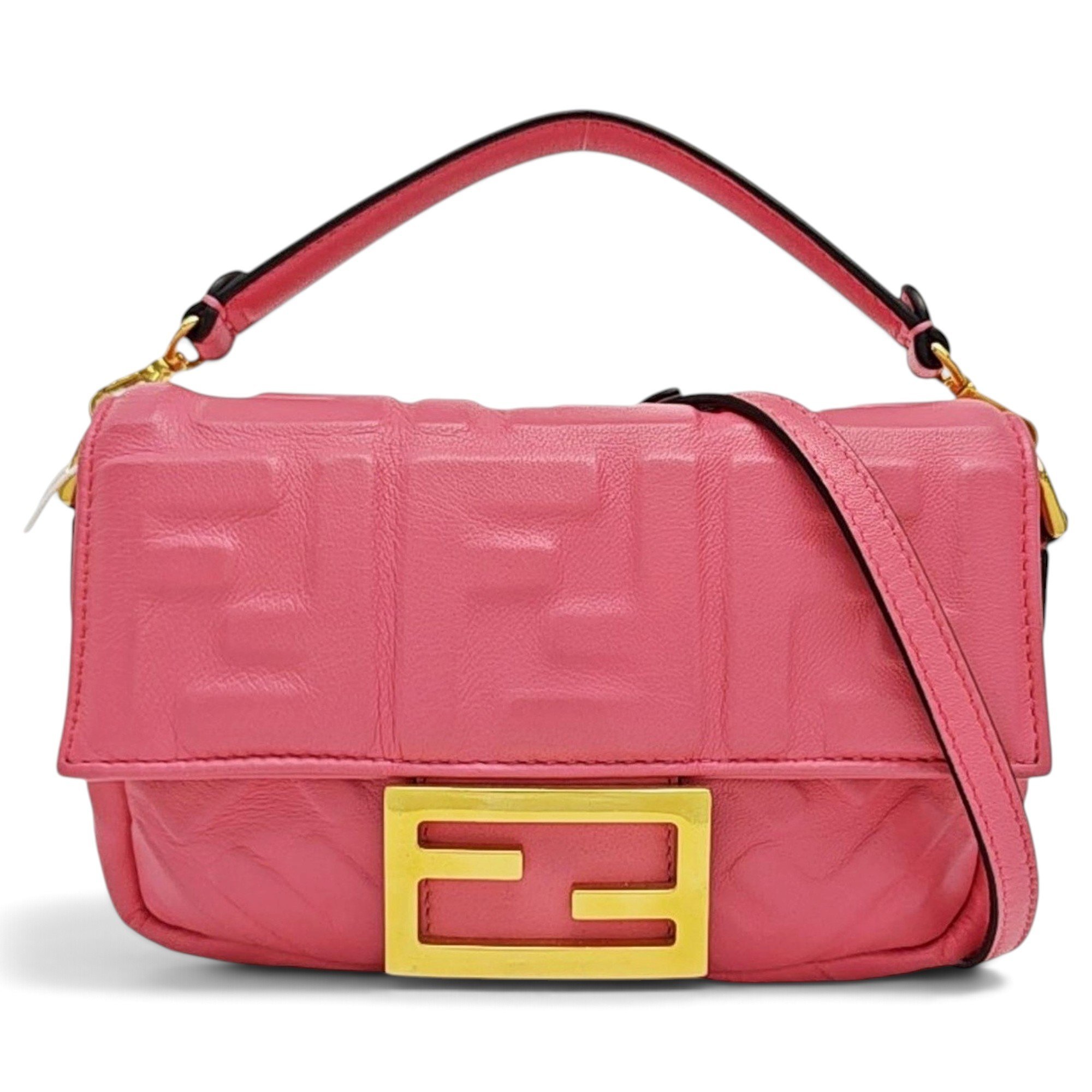 Baguette leather handbag