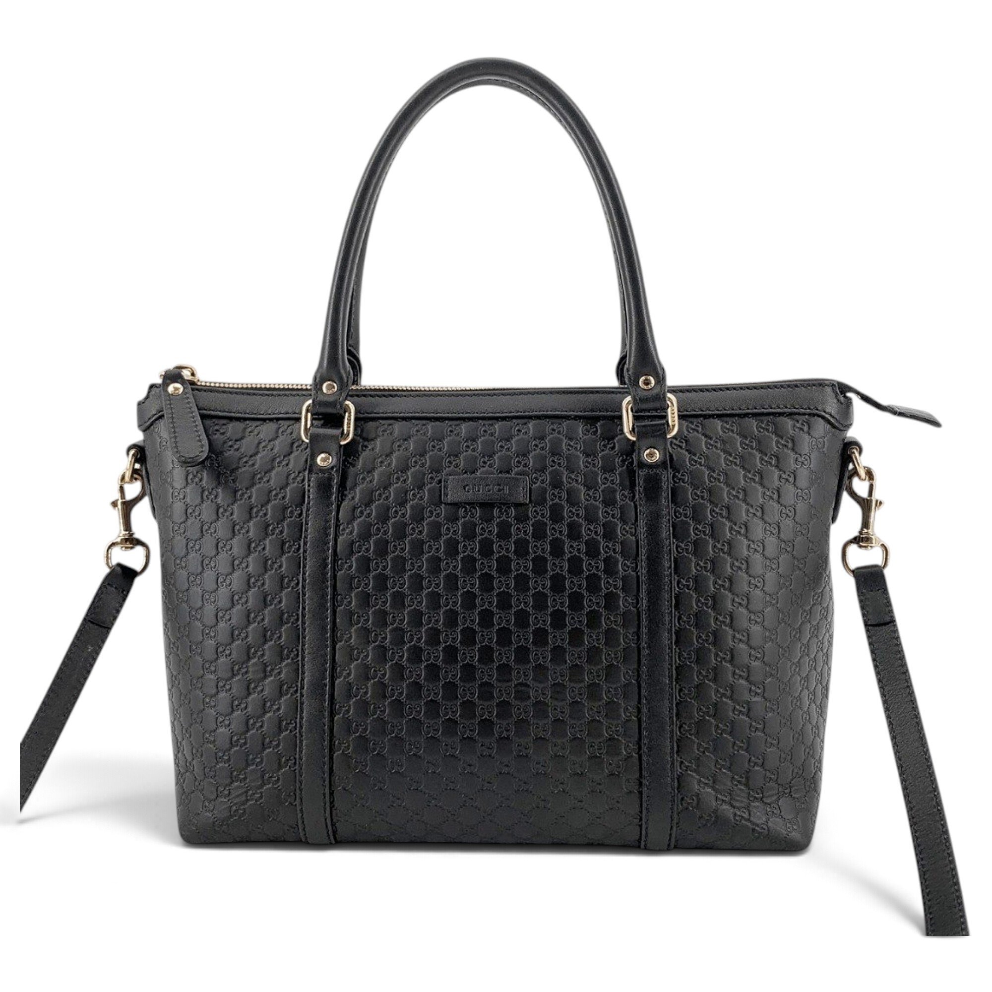 Leather tote