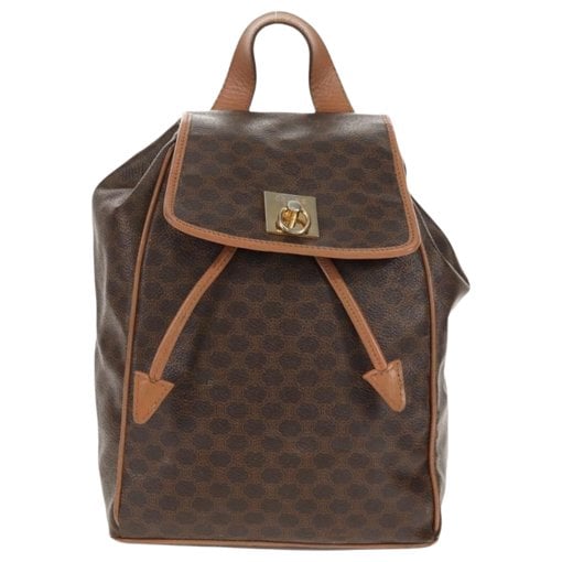Leather backpack
