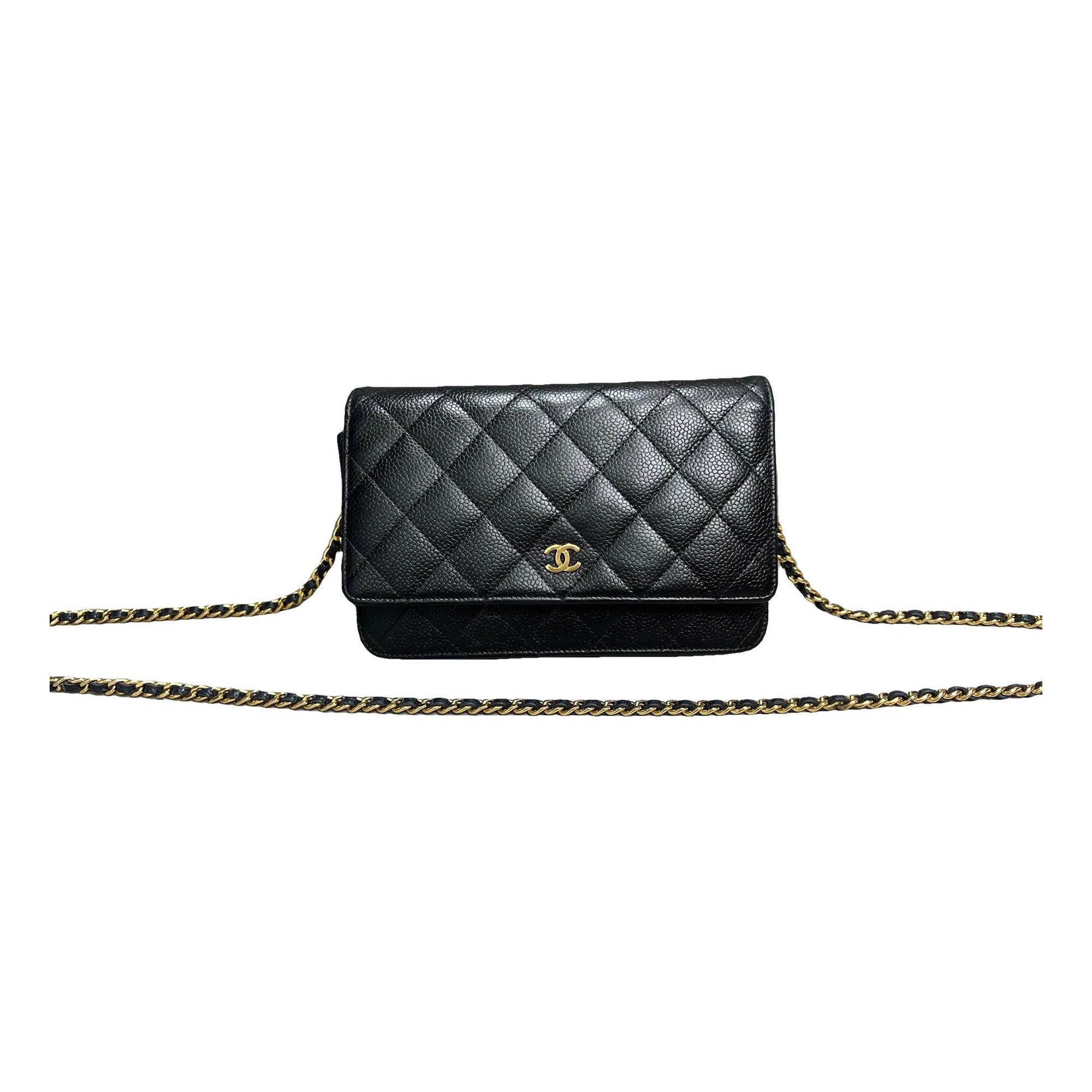 Wallet On Chain Timeless/Classique leather crossbody bag