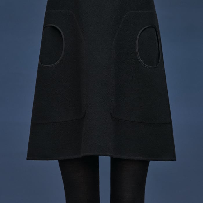 Noir Short Cashmere Dress