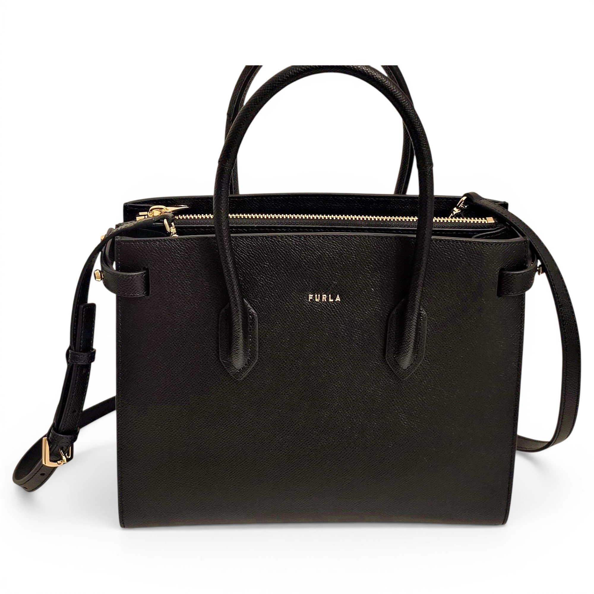 Leather handbag