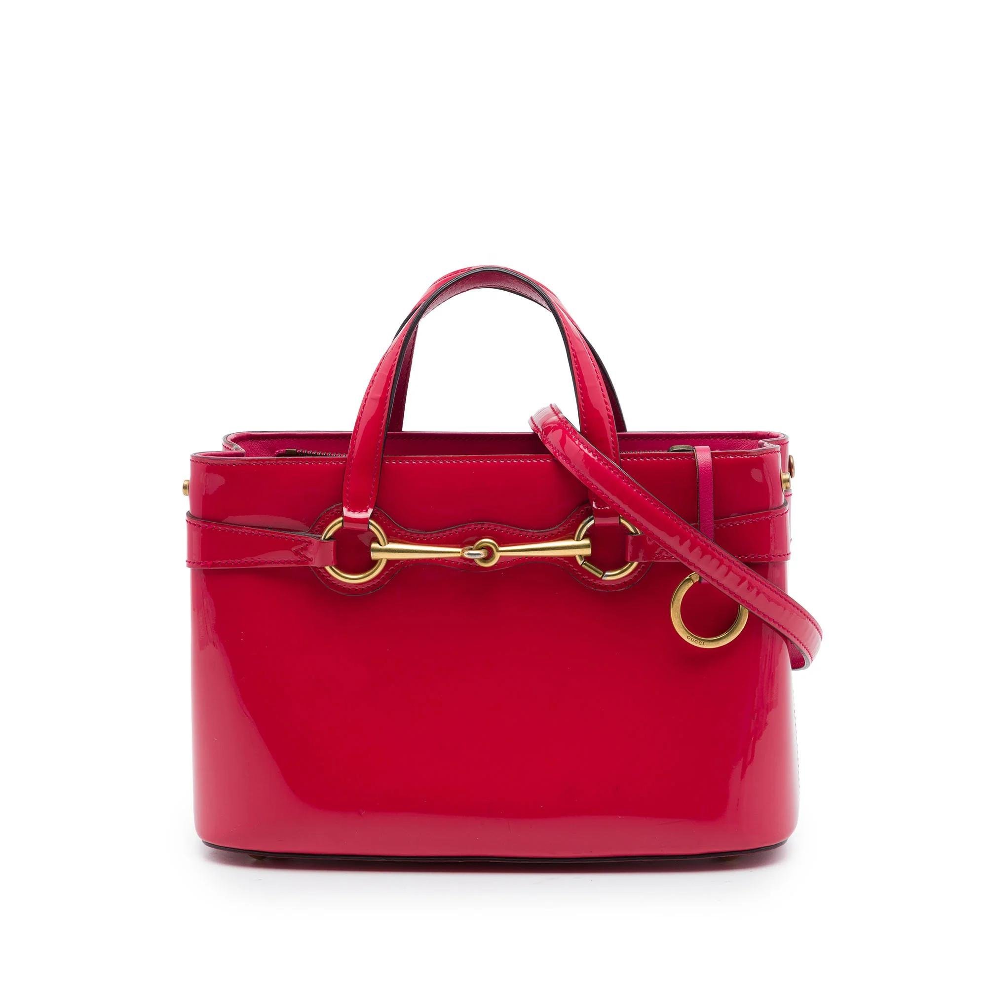 Bright Bit leather satchel