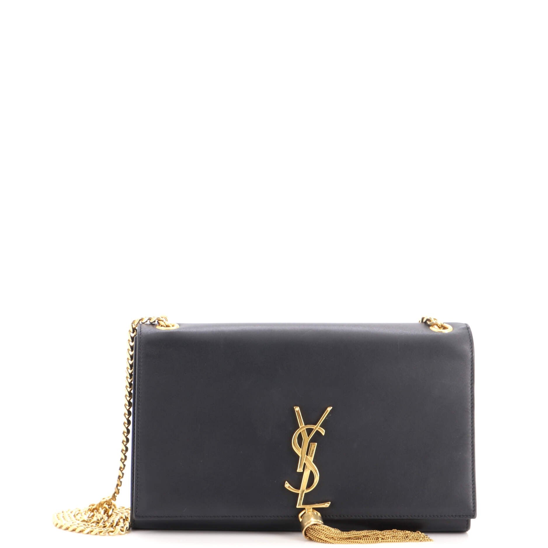 Classic Monogram Tassel Crossbody Bag Leather Medium