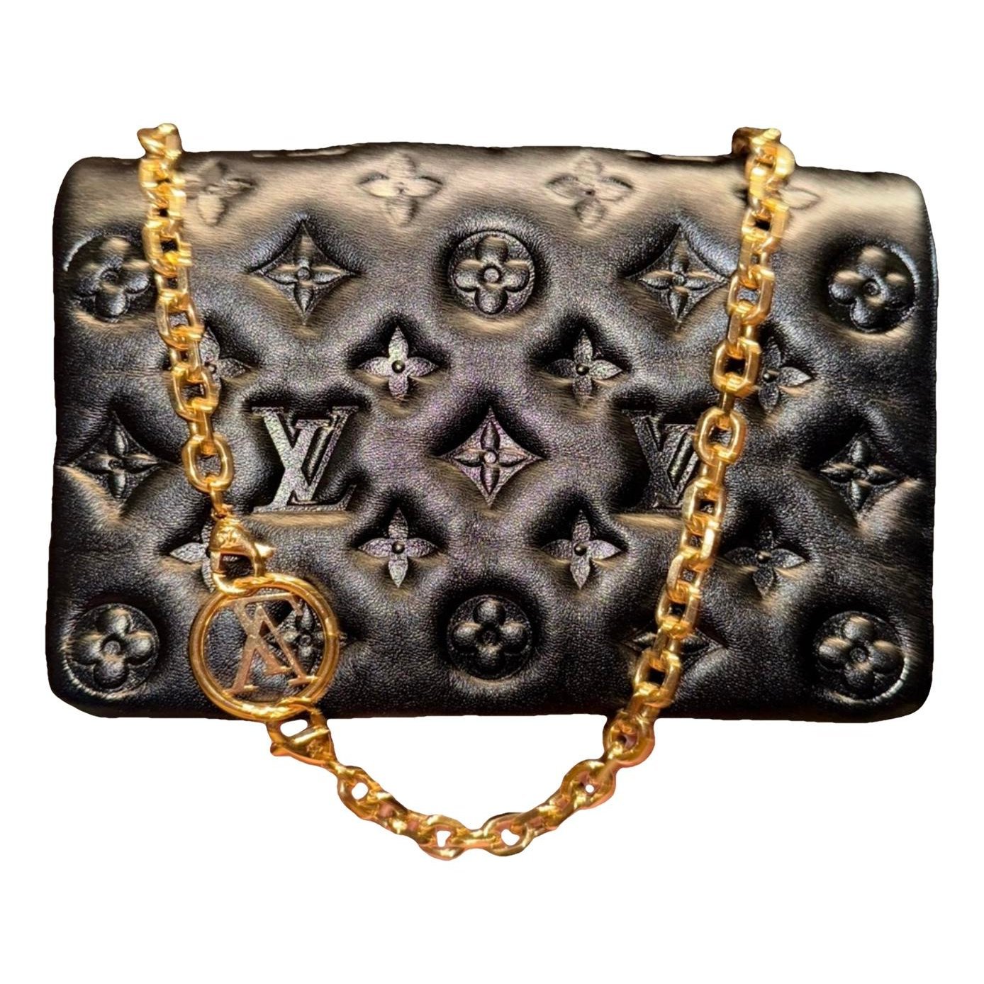 Leather clutch bag