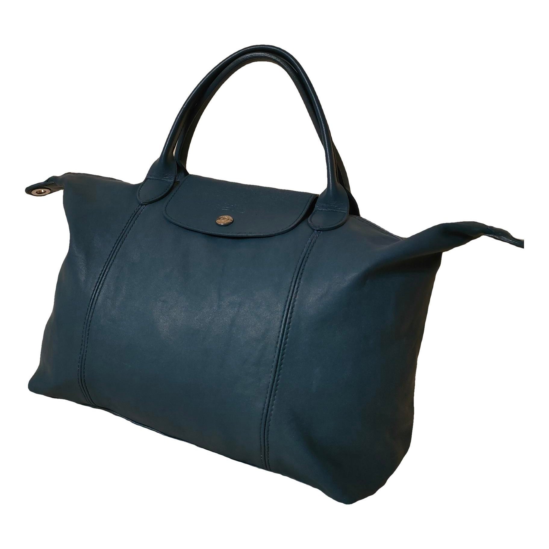 Pliage leather tote