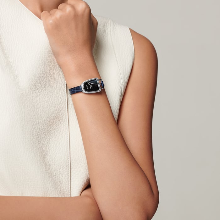 Sans Coloris Galop d'Hermès Watch, Medium Model, 32 MM