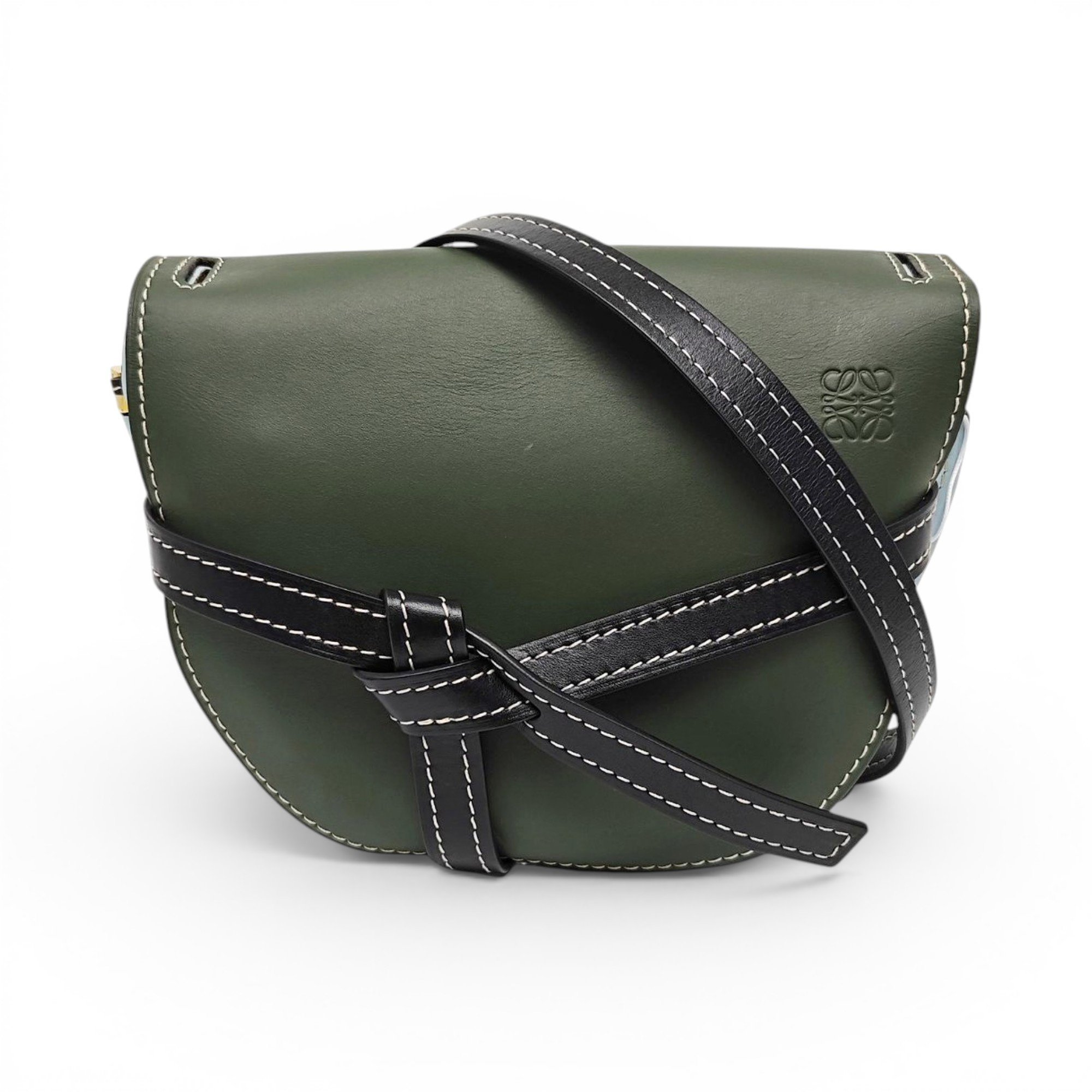 Gate leather crossbody bag