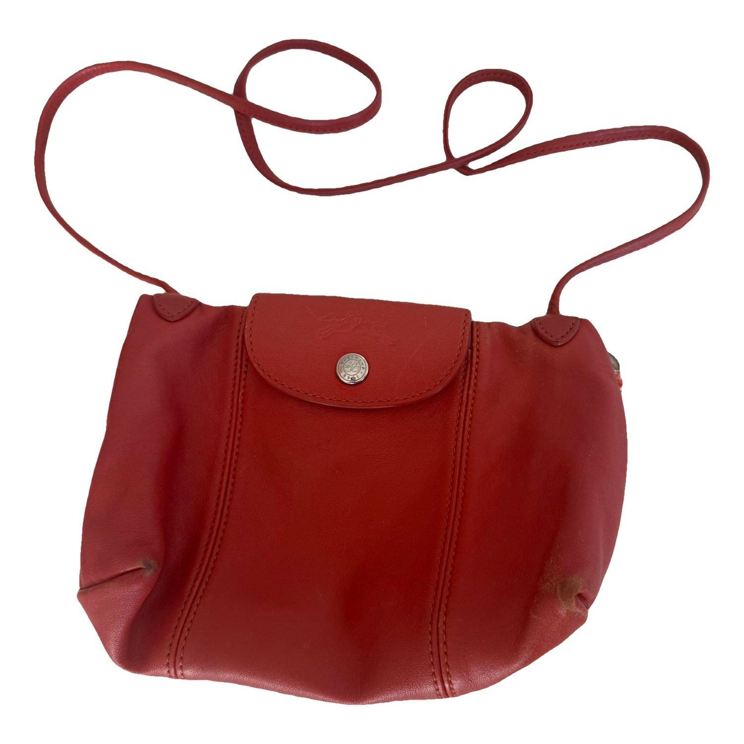 Pliage leather crossbody bag