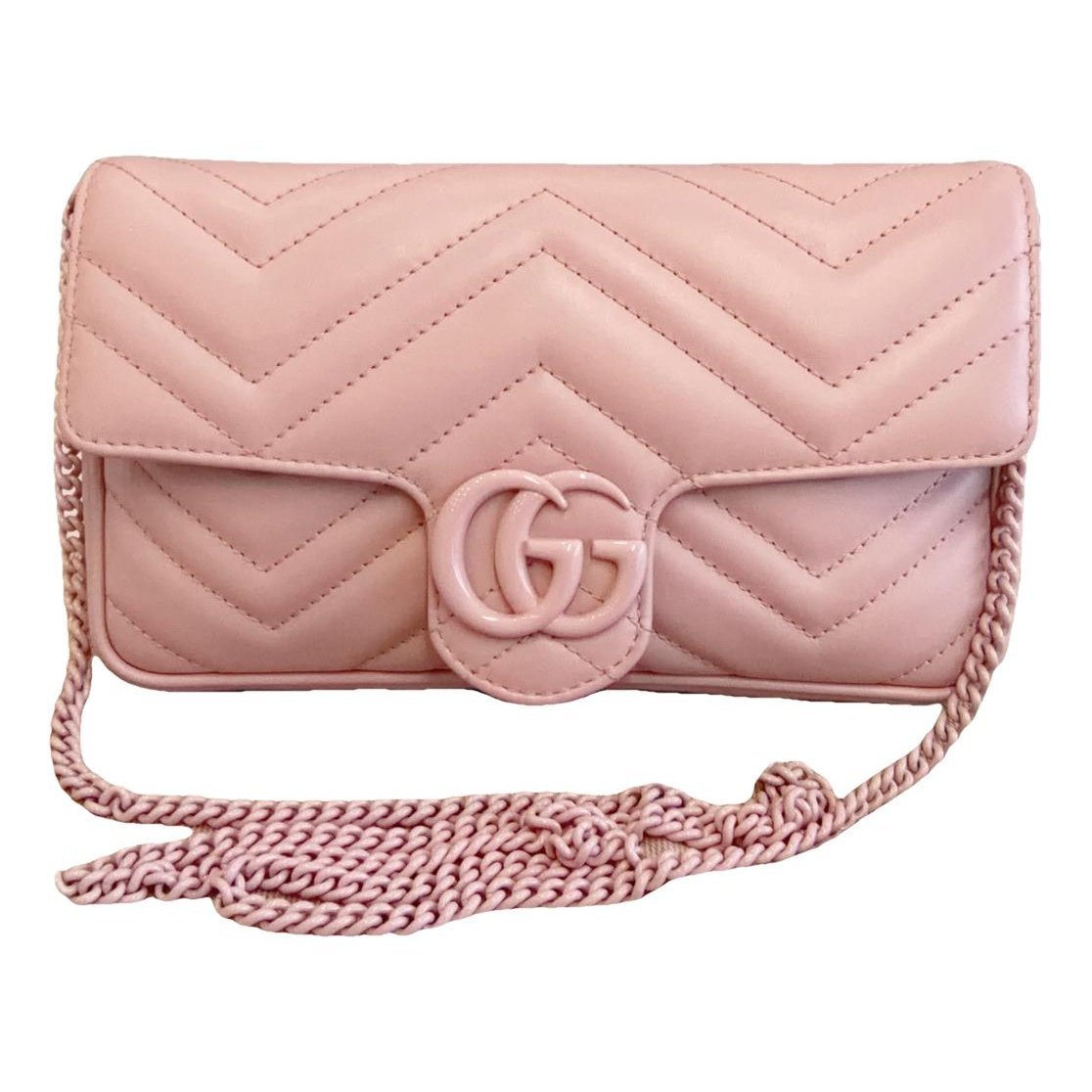 GG Marmont Flap leather handbag