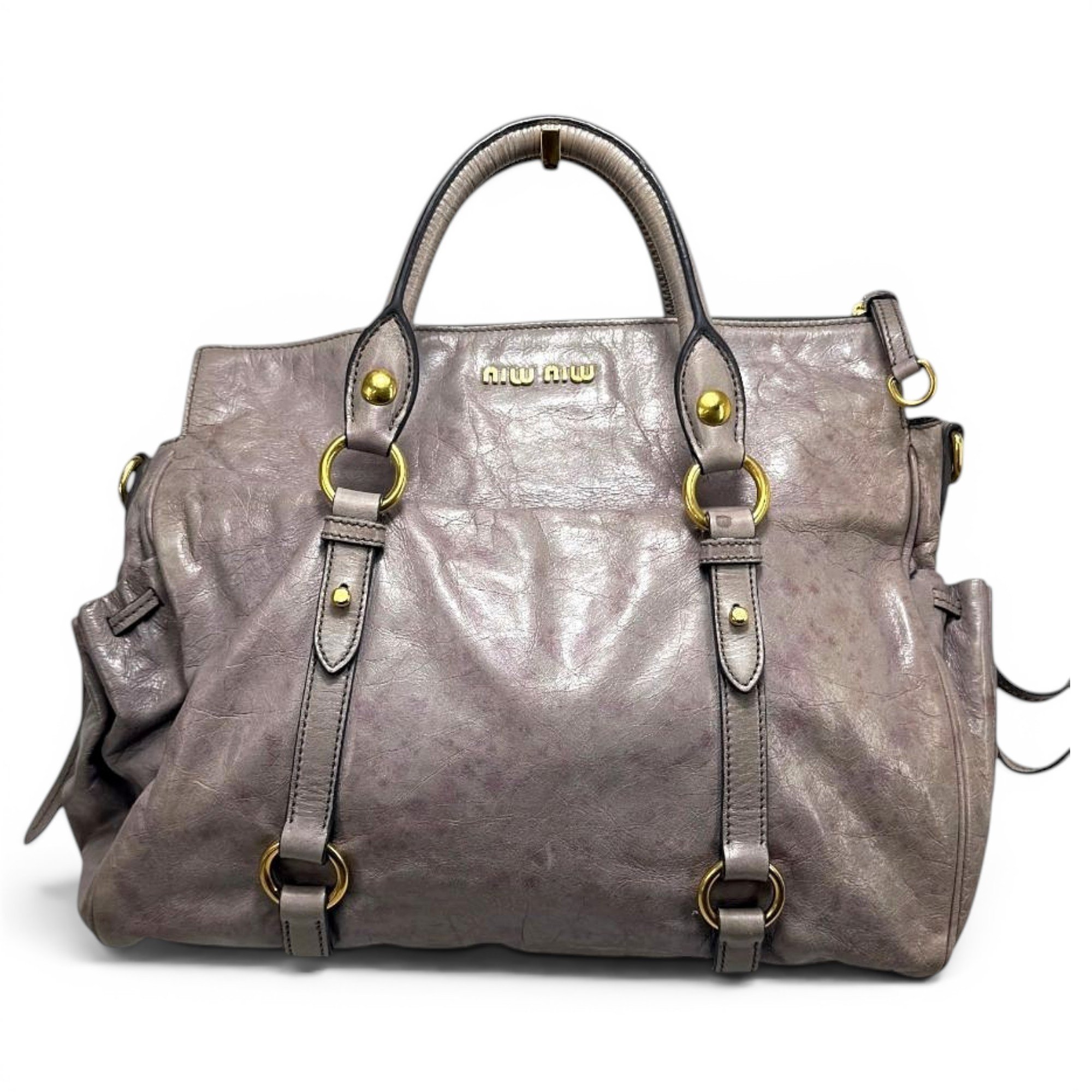 Leather handbag