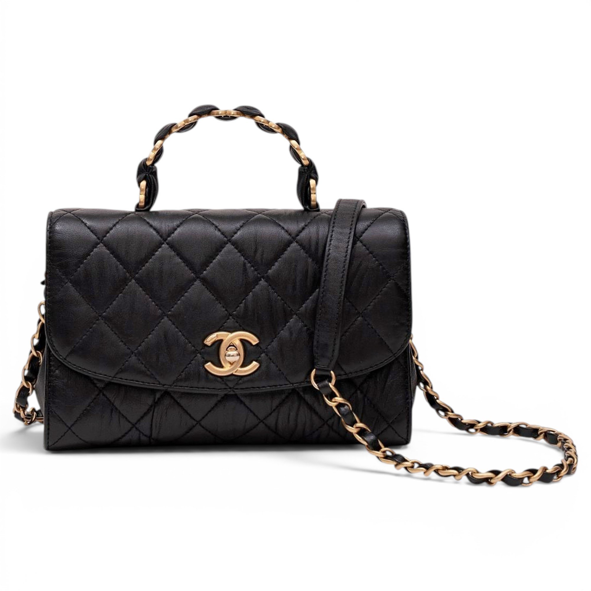 Timeless Classique Top Handle leather handbag