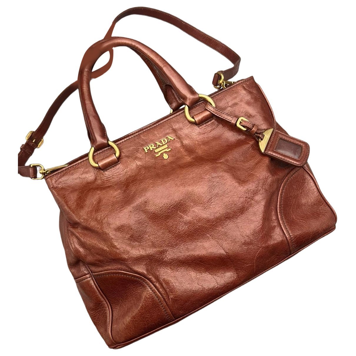 Leather handbag