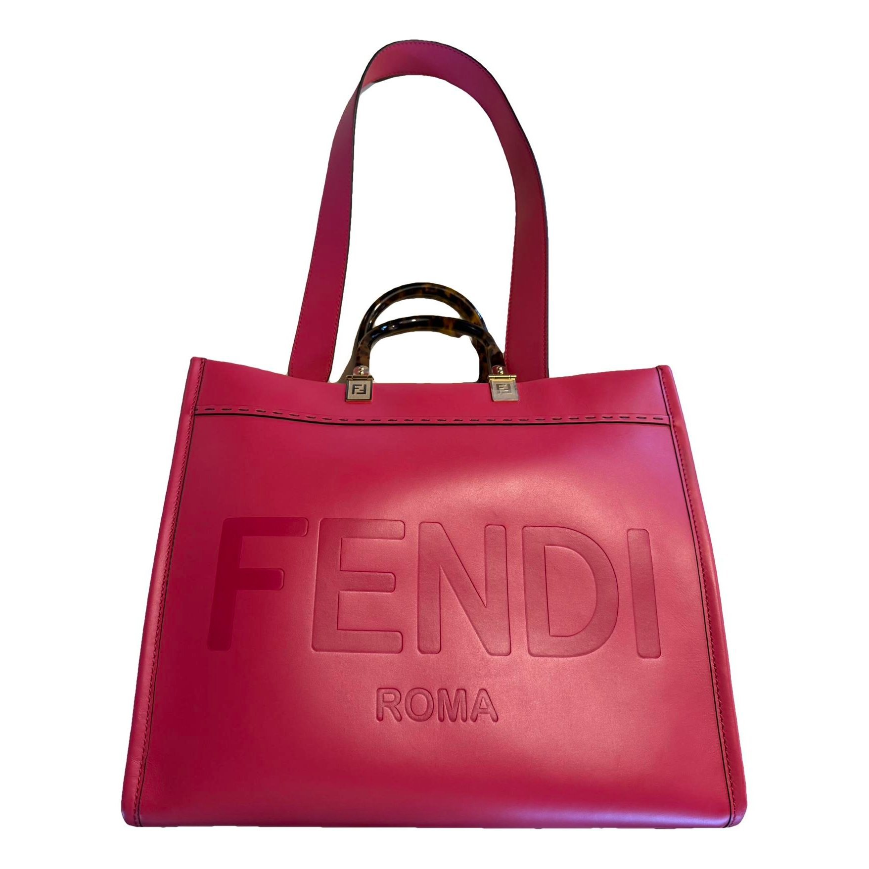 Sunshine leather tote