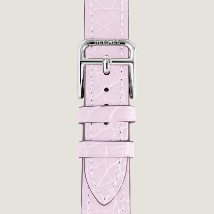 Mauve Pâle Heure H Medium Model 30 MM Single Tour Watch Strap
