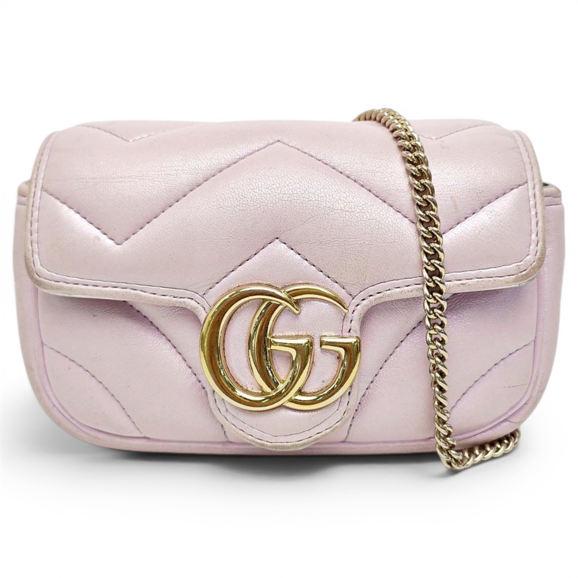 GG Marmont Flap leather handbag