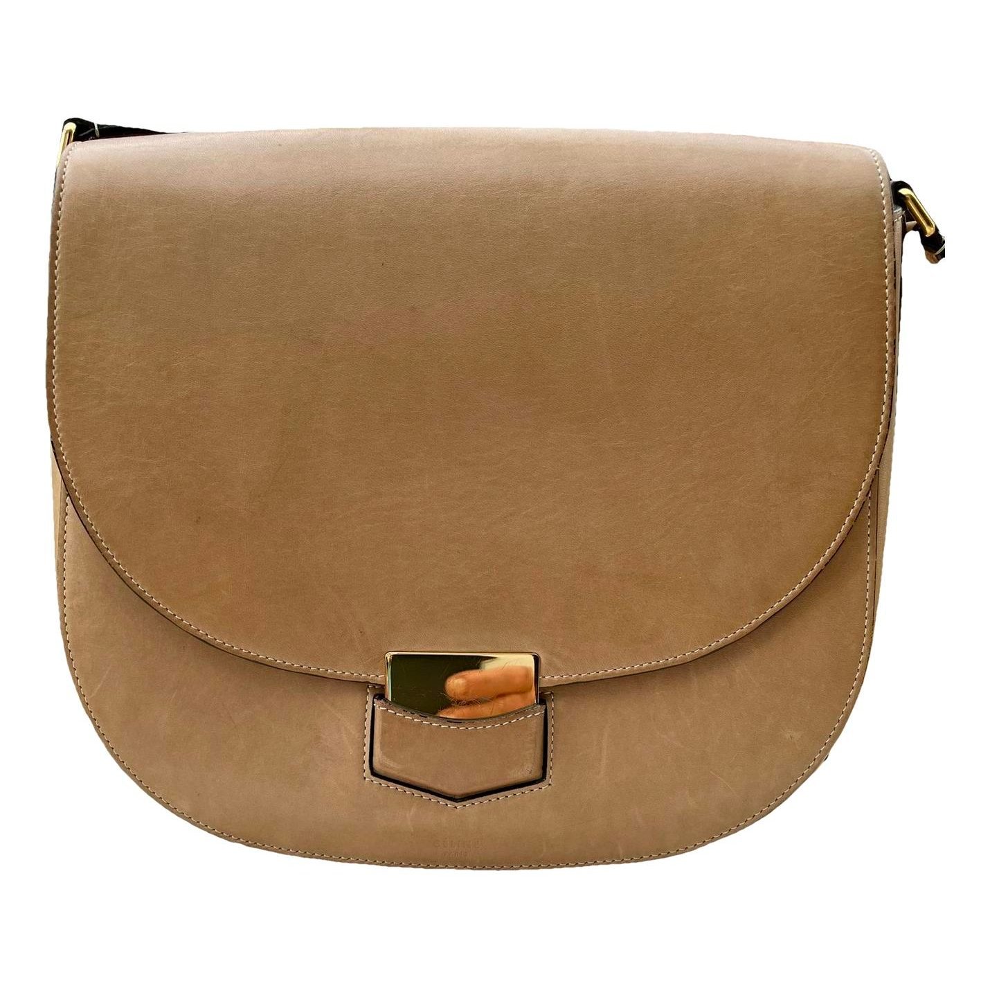 Trotteur leather crossbody bag