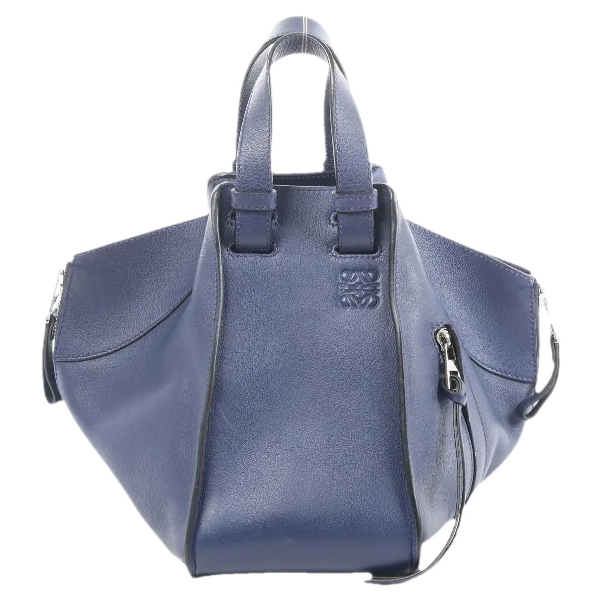 Hammock leather handbag