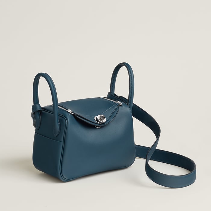 Bleu Tempête Bolsa Lindy II Modelo Míni