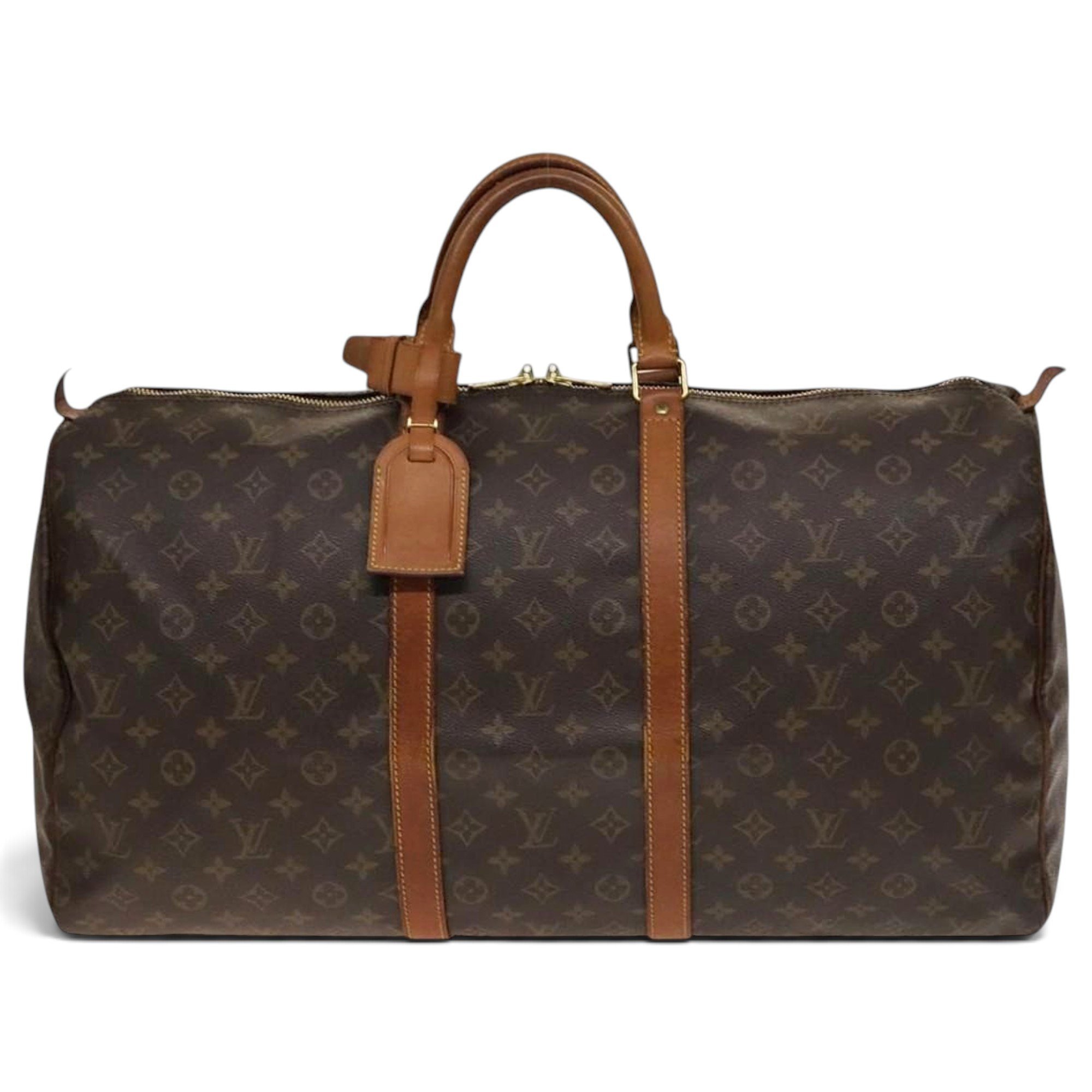 Leather bowling bag