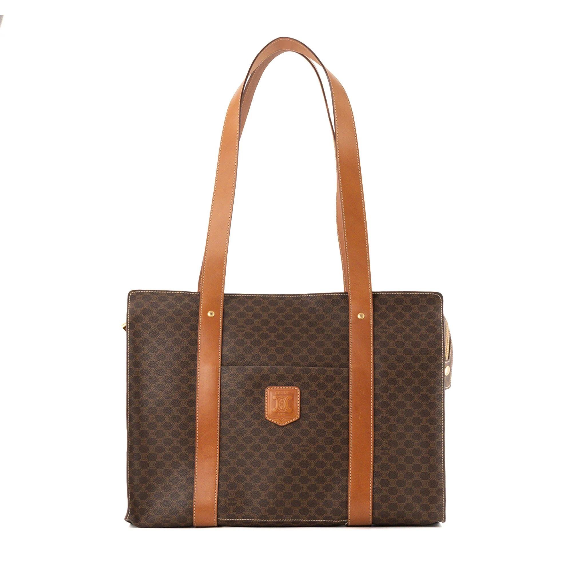 Triomphe leather tote