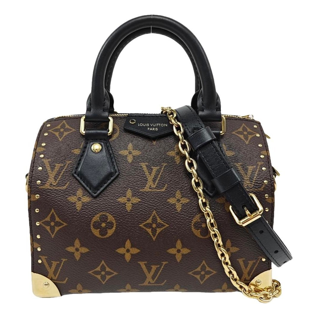 Speedy time trunk leather handbag